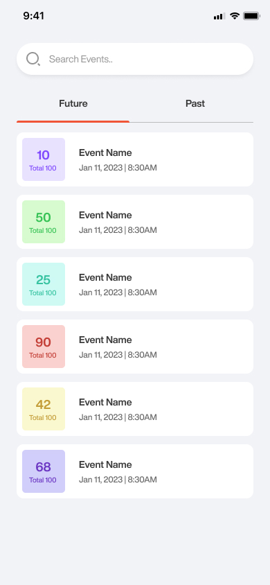 Event Management Mobile App