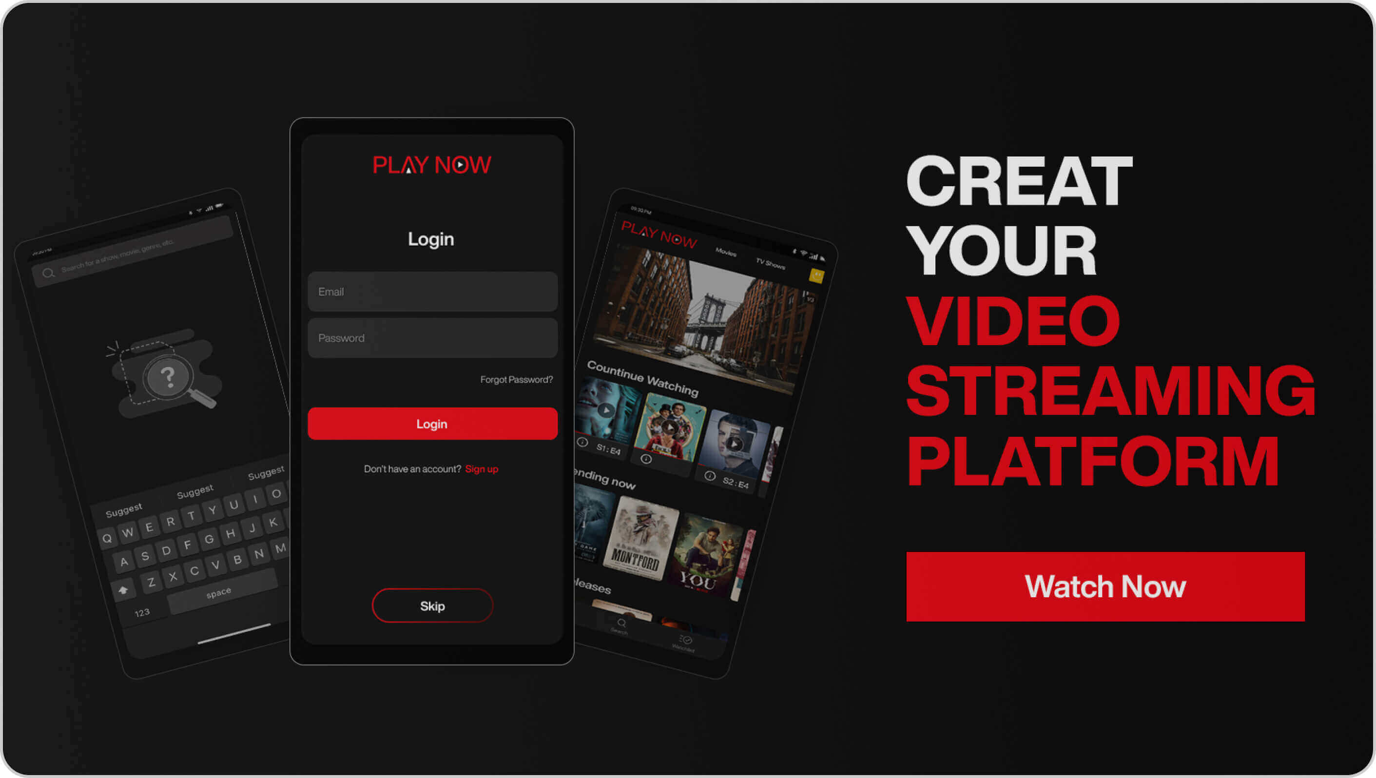 PlayNow Video Streaming Platform